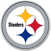WinCraft Pittsburgh Steelers Colored Chrome Auto Emblem