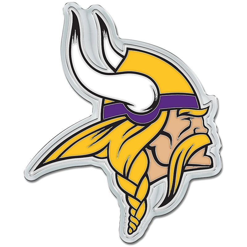 WinCraft Minnesota Vikings Colored Chrome Auto Emblem