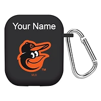 Baltimore Orioles Personalized Silicone AirPods Case Cover