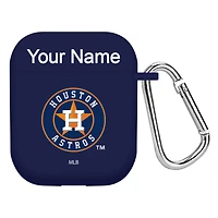 Houston Astros Personalized Silicone AirPods Case Cover