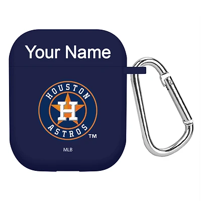 Houston Astros Personalized Silicone AirPods Case Cover