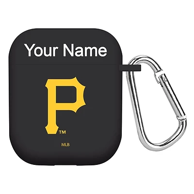 Pittsburgh Pirates Personalized Silicone AirPods Case Cover