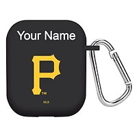 Pittsburgh Pirates Personalized Silicone AirPods Case Cover