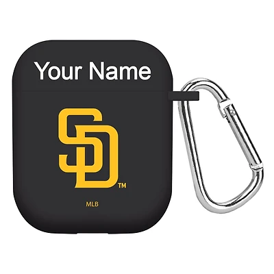 San Diego Padres Personalized Silicone AirPods Case Cover
