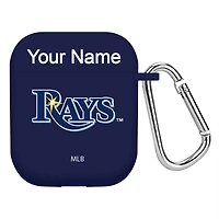 Tampa Bay Rays Personalized Silicone AirPods Case Cover
