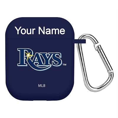 Tampa Bay Rays Personalized Silicone AirPods Case Cover