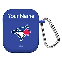 Toronto Blue Jays Personalized Silicone AirPods Case Cover