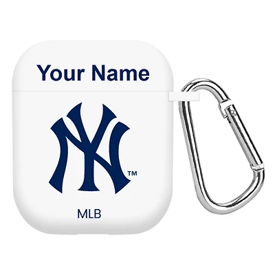 New York Yankees Personalized Silicone AirPods Case Cover