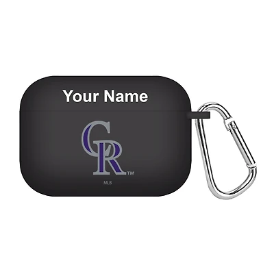 Colorado Rockies Personalized Silicone AirPods Pro Case Cover