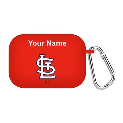 St. Louis Cardinals Personalized Silicone AirPods Pro Case Cover