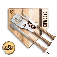 Baseball BBQ  Oklahoma State Cowboys 12" Silver Slugger Combo Set