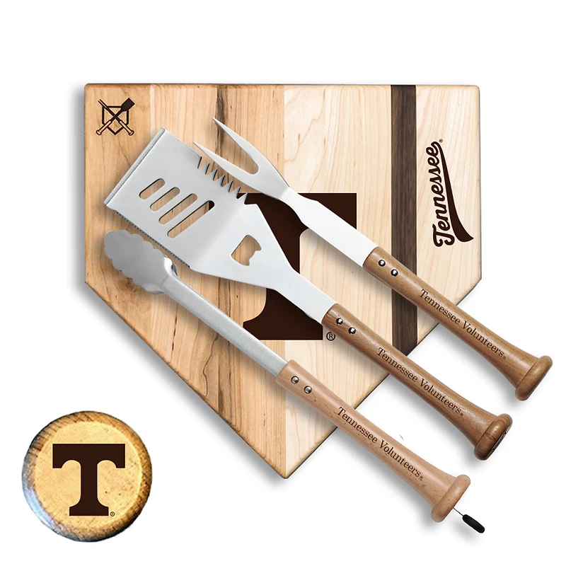 Baseball BBQ  Tennessee Volunteers 12" Silver Slugger Combo Set