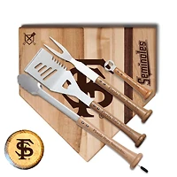 Baseball BBQ  Florida State Seminoles 17" Grand Slam Combo Set