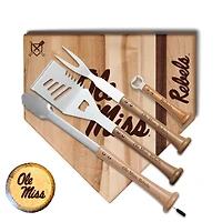Baseball BBQ  Ole Miss Rebels 17" Grand Slam Combo Set