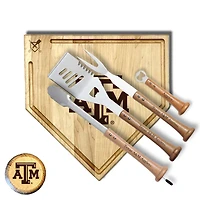 Baseball BBQ  Texas A&M Aggies 17" Trough Grand Slam Combo Set