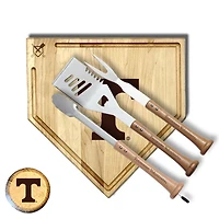 Baseball BBQ  Tennessee Volunteers 17" Trough Silver Slugger Combo Set