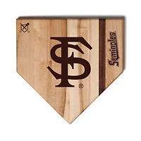 Baseball BBQ  Florida State Seminoles 12" x 12" Home Plate Cutting Board