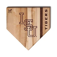Baseball BBQ  LSU Tigers 12" x 12" Home Plate Cutting Board
