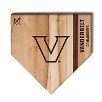 Baseball BBQ  Vanderbilt Commodores 12" x 12" Home Plate Cutting Board
