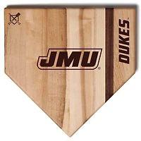 Baseball BBQ  James Madison Dukes 17" x 17" Home Plate Cutting Board