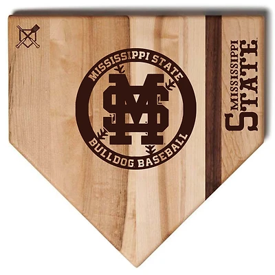Baseball BBQ  Mississippi State Bulldogs 17" x 17" Home Plate Cutting Board