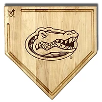 Baseball BBQ  Florida Gators 17" x 17" Home Plate Cutting Board With Trough