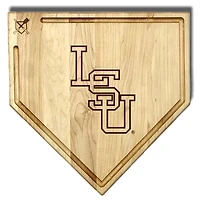 Baseball BBQ  LSU Tigers 17" x 17" Home Plate Cutting Board With Trough