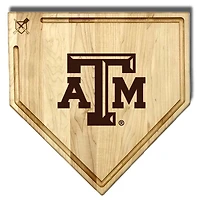 Baseball BBQ  Texas A&M Aggies 17" x 17" Home Plate Cutting Board With Trough