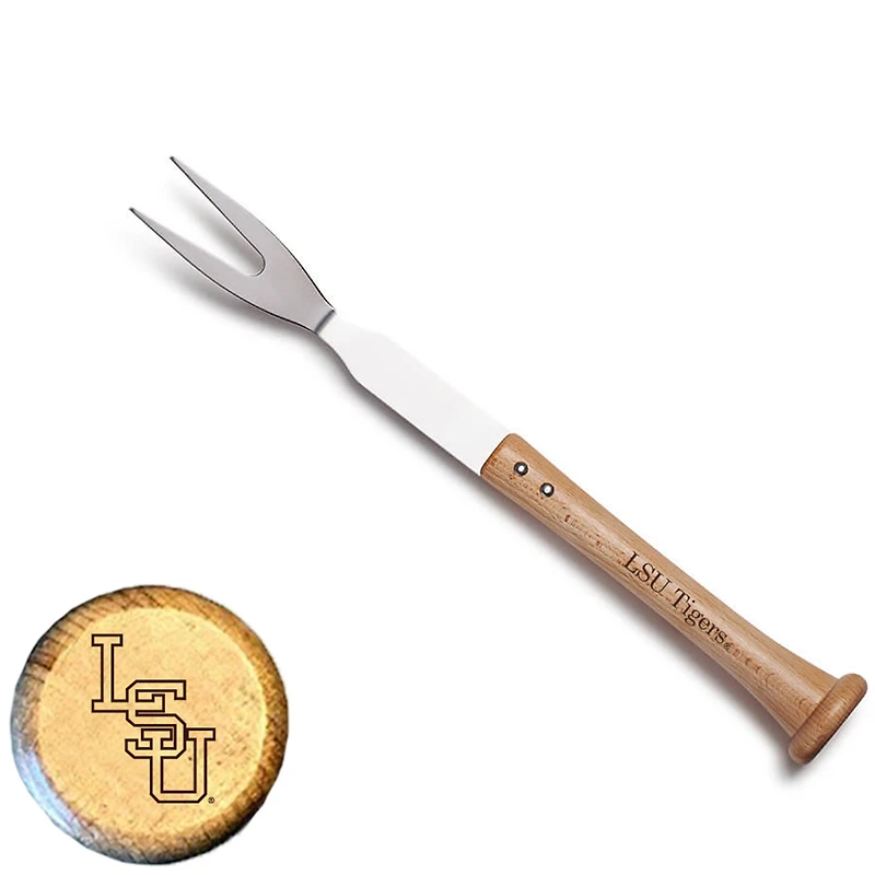 Baseball BBQ  LSU Tigers Forkball Grilling Fork