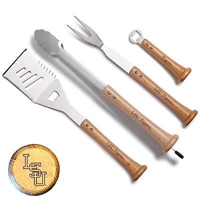 Baseball BBQ  LSU Tigers Home Run Grill Set