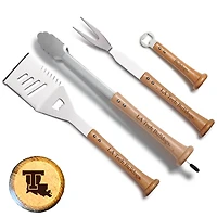 Baseball BBQ  Louisiana Tech Bulldogs Home Run Grill Set