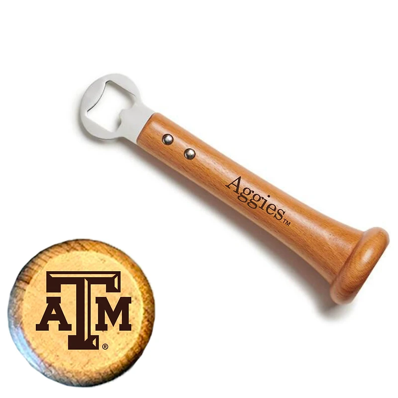 Baseball BBQ Texas A&M Aggies Pickoff Bottle Opener
