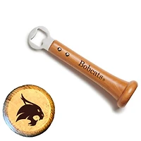 Baseball BBQ  Texas State Bobcats Pickoff Bottle Opener