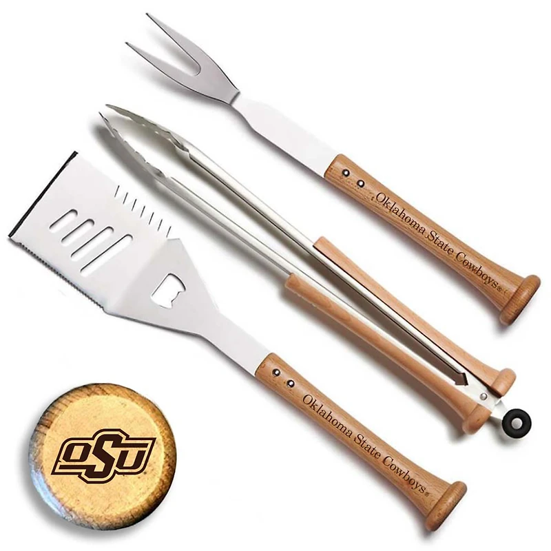 Baseball BBQ  Oklahoma State Cowboys Triple Play Combo Set