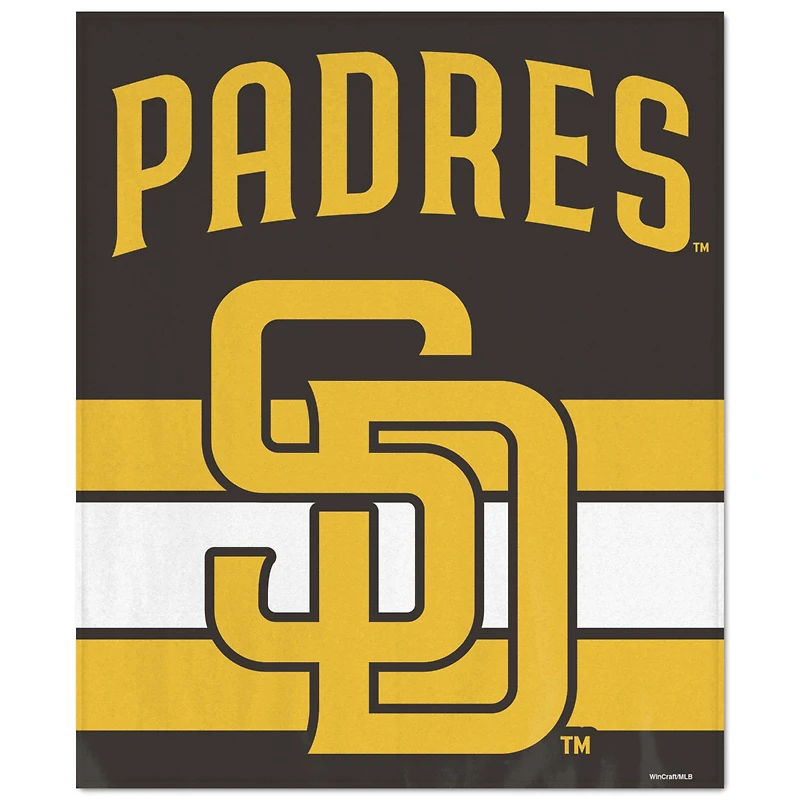 WinCraft San Diego Padres Ultra Plush 50" x 60" Throw Blanket
