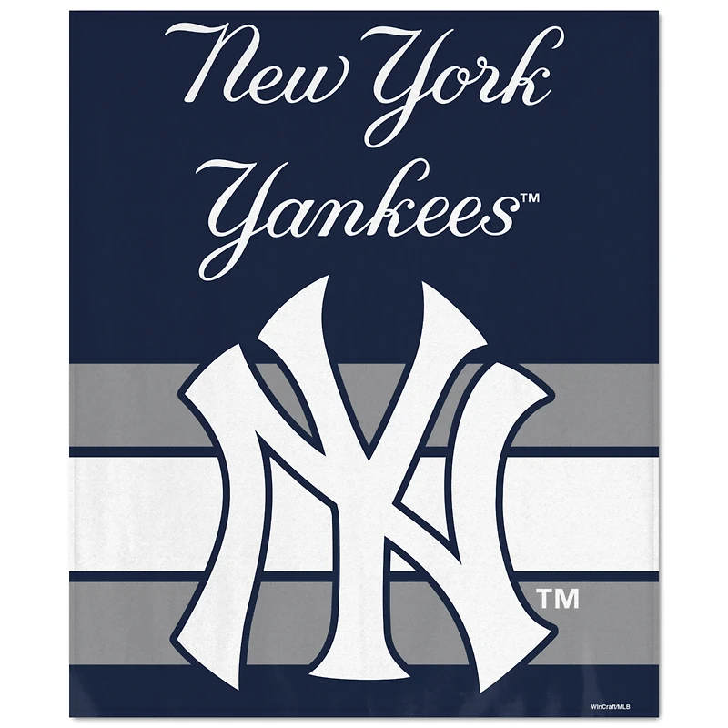 WinCraft New York Yankees Ultra Plush 50" x 60" Throw Blanket