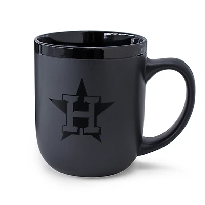 WinCraft Houston Astros 17oz. Black Tonal Ceramic Mug