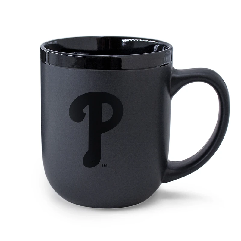 WinCraft Philadelphia Phillies 17oz. Black Tonal Ceramic Mug