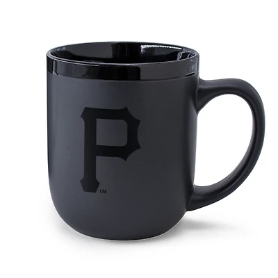 WinCraft Pittsburgh Pirates 17oz. Black Tonal Ceramic Mug
