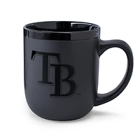 WinCraft Tampa Bay Rays 17oz. Black Tonal Ceramic Mug