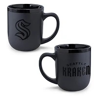 WinCraft Seattle Kraken 17oz. Black Tonal Ceramic Mug