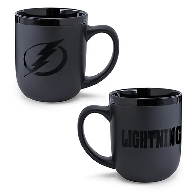 WinCraft Tampa Bay Lightning 17oz. Black Tonal Ceramic Mug