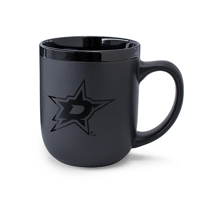 WinCraft Dallas Stars 17oz. Black Tonal Ceramic Mug