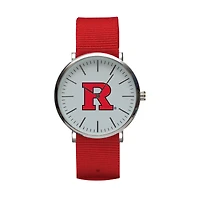 Scarlet Rutgers Scarlet Knights Stitch Nylon Strap Watch