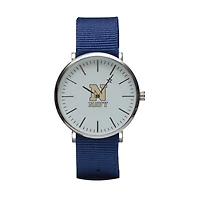 Navy Navy Midshipmen Stitch Nylon Strap Watch