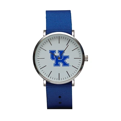 Royal Kentucky Wildcats Stitch Nylon Strap Watch