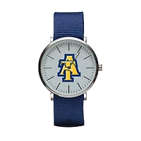 Navy North Carolina A&T Aggies Stitch Nylon Strap Watch