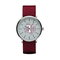 Maroon Texas Southern Tigers Stitch Nylon Strap Watch