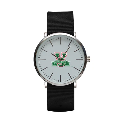 Black Mississippi Valley State Delta Devils Stitch Nylon Strap Watch