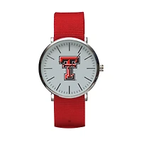 Red Texas Tech Red Raiders Stitch Nylon Strap Watch